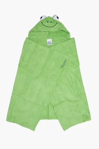 Frog Hooded Baby Towel