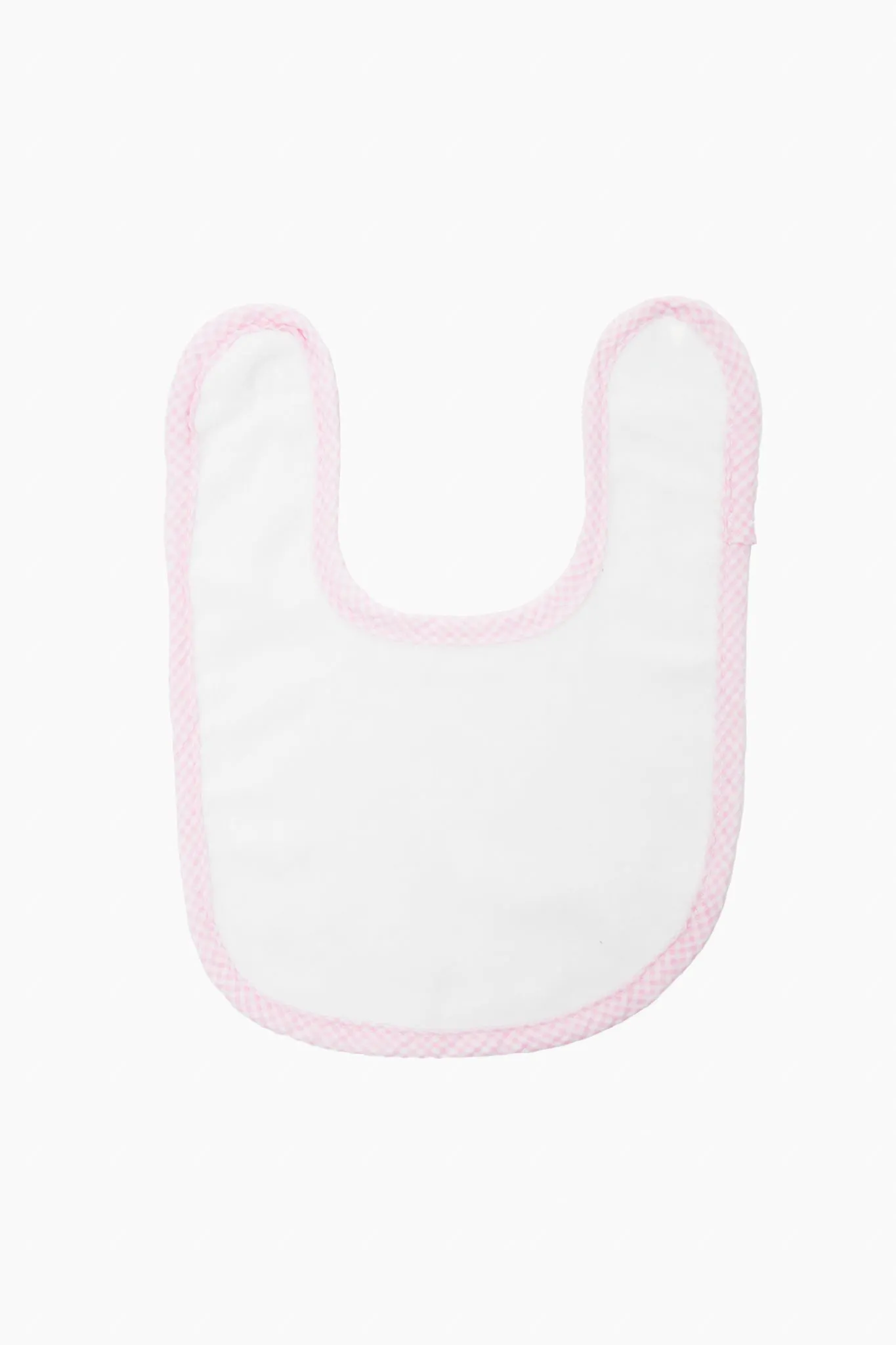 Gingham Infant Bib