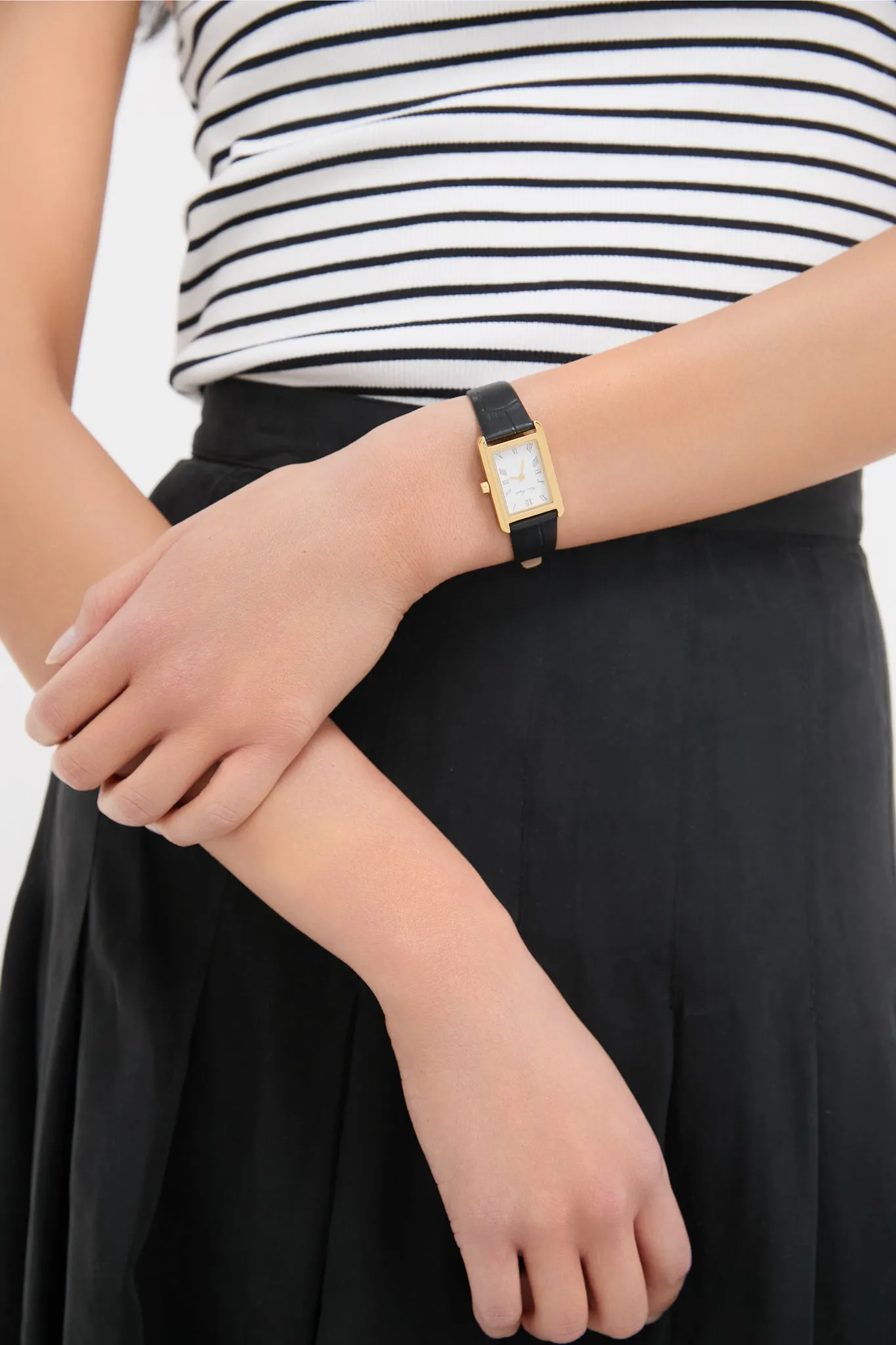Gold and Black Icon Watch