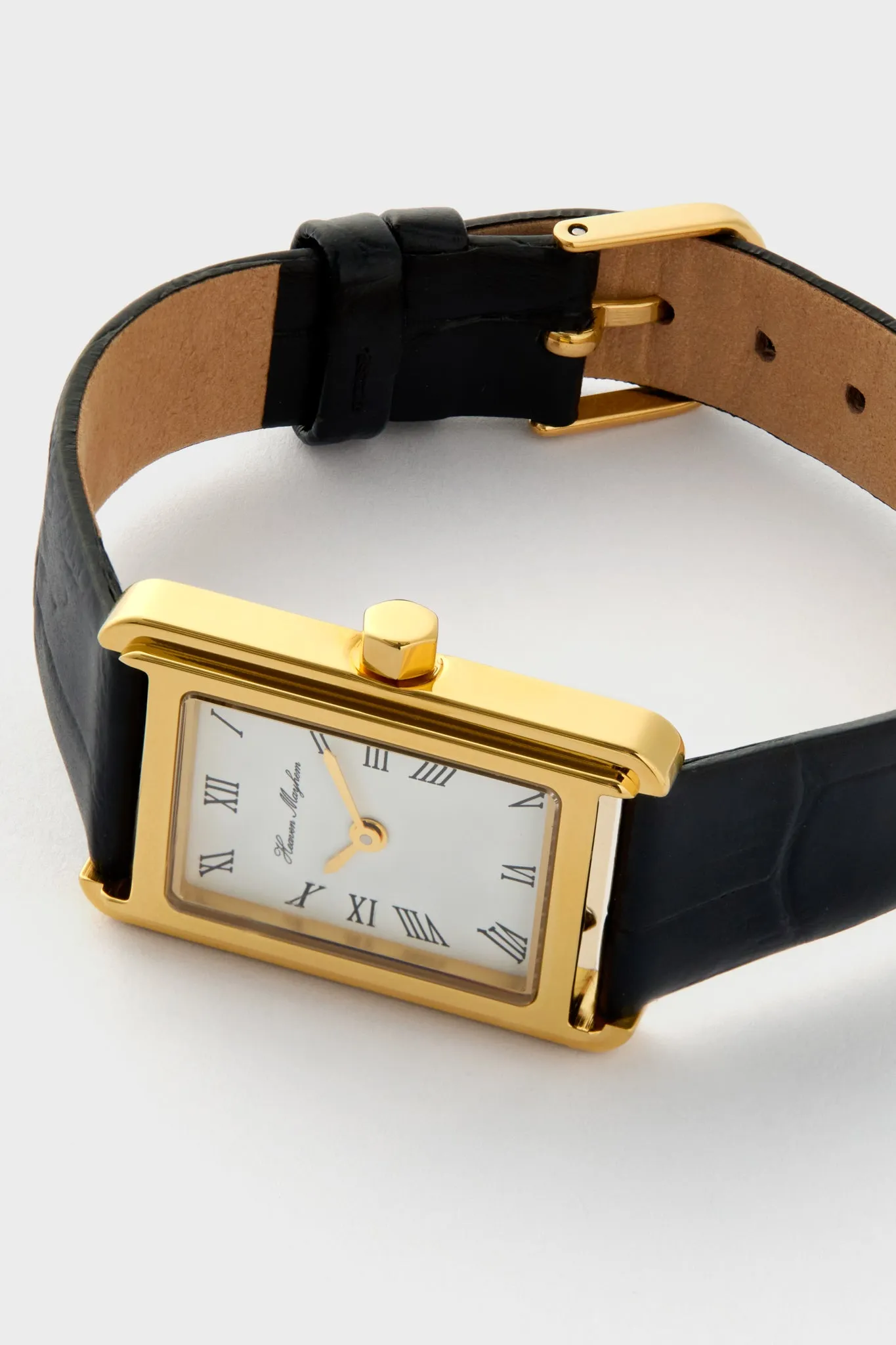Gold and Black Icon Watch