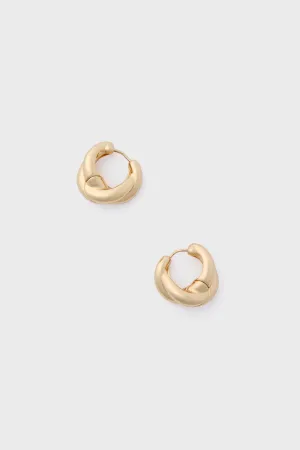 Gold Bleeker Hoops