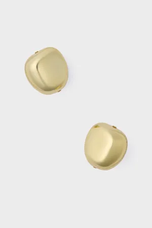 Gold Chunky Piper Studs