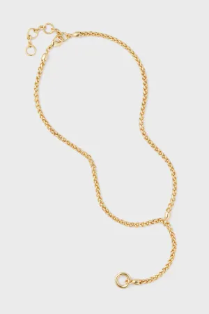 Gold Lariat Necklace