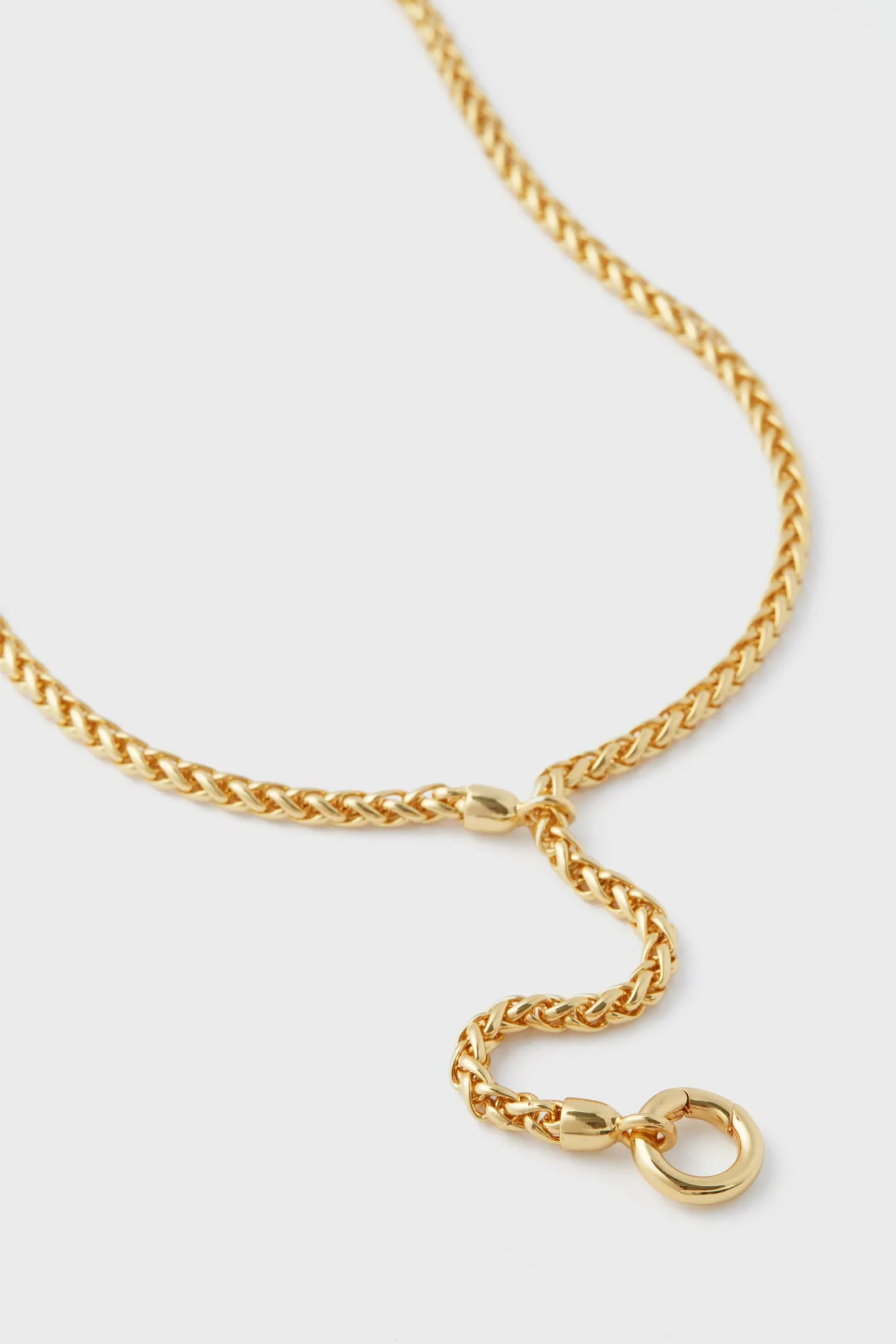 Gold Lariat Necklace