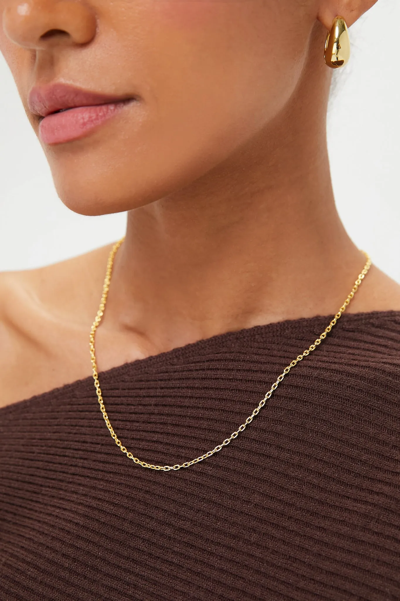 Gold Link Chain Necklace