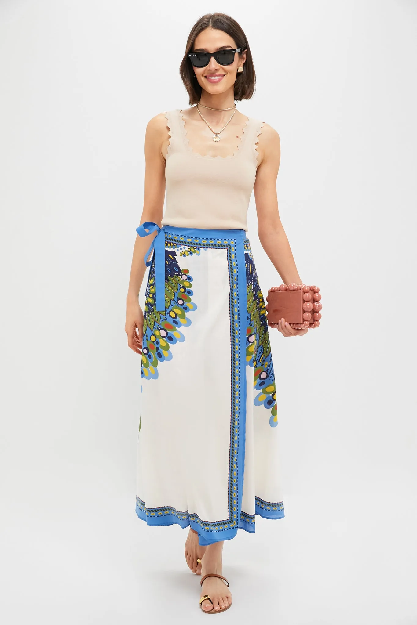 Gold Lurex Cord Necklace with Cosmic Cowgirl Charm