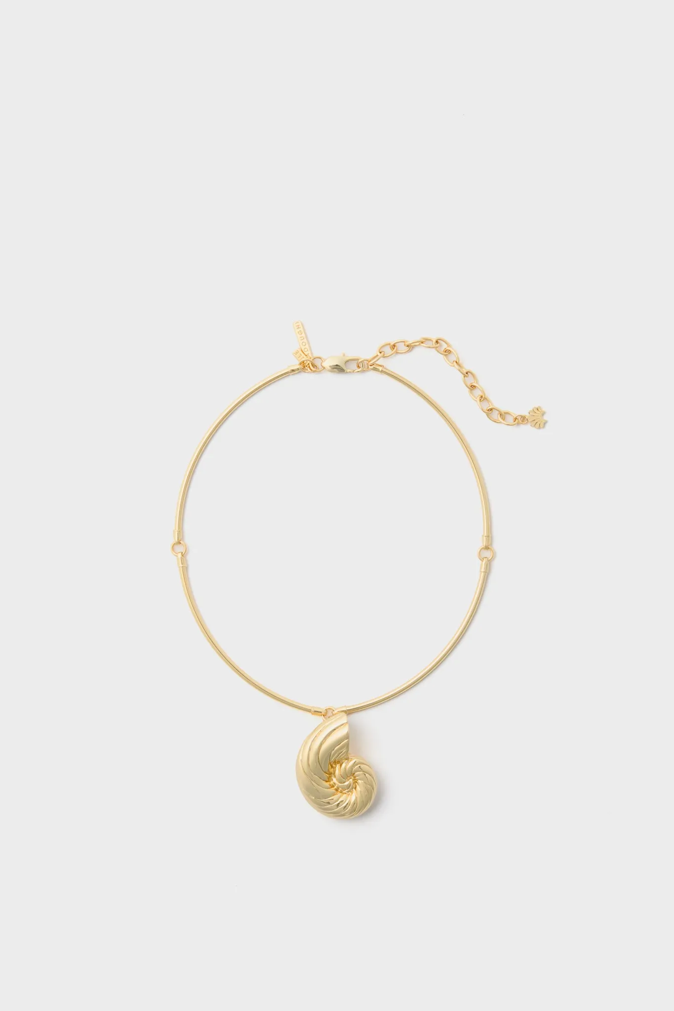 Gold Nautilus Collar Necklace
