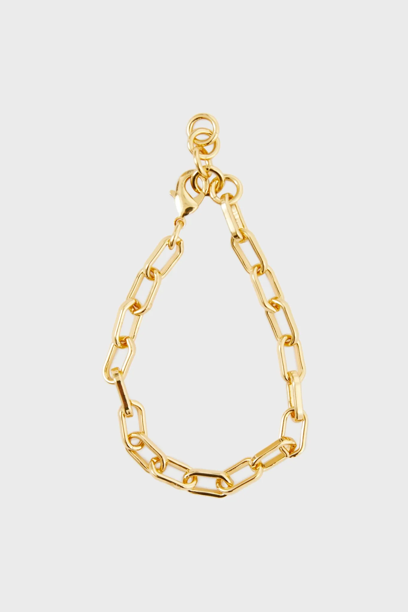 Gold Paperclip Chain Link Bracelet