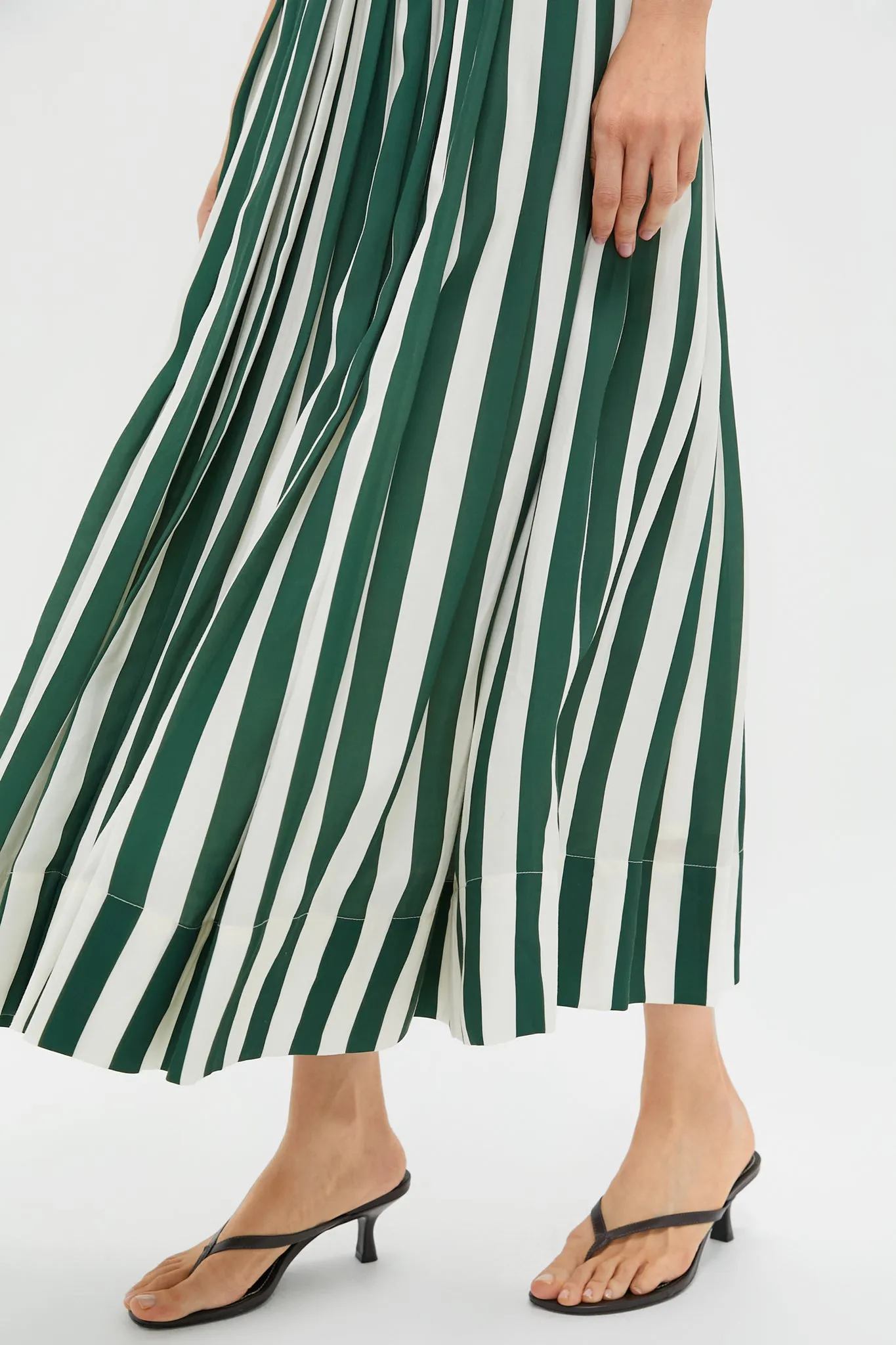 Green Stripe Laina Dress