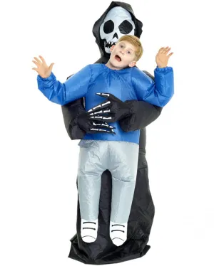 Grim Reaper Inflatable Pick Me Up Kids Costume