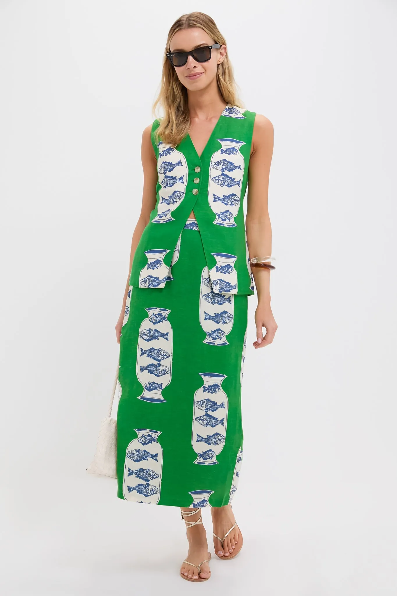 Herring Green Isla Skirt