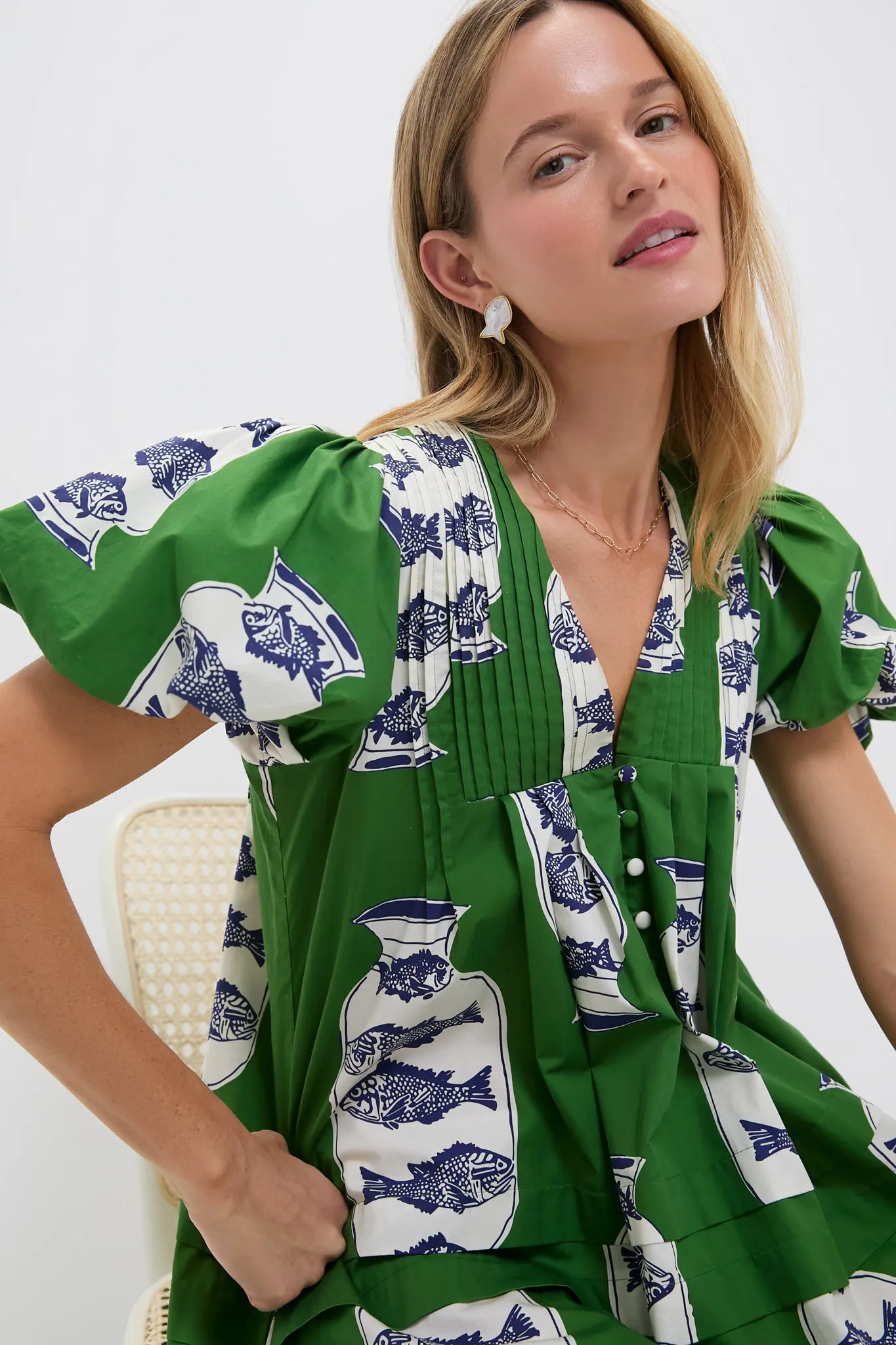 Herring Green Wilkes Dress