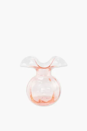 Hibiscus Glass Pink Bud Vase