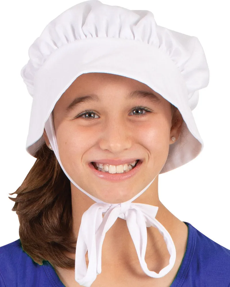 Historical Bonnet and Apron Girls Costume