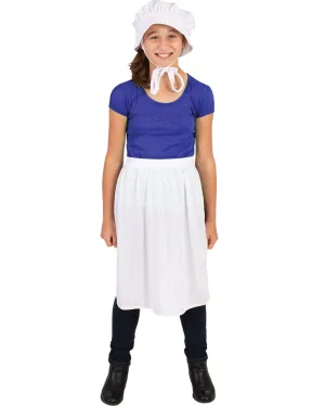 Historical Bonnet and Apron Girls Costume