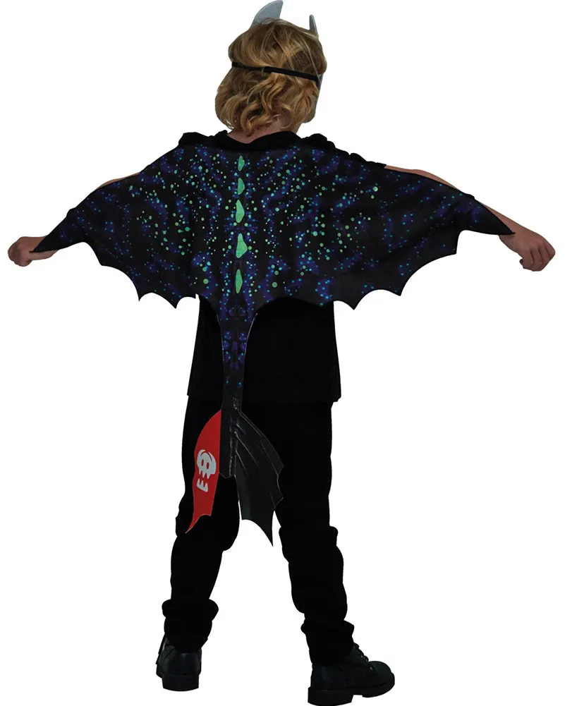 How to Train Your Dragon 3 Glow in the Dark Toothless Costume Kit