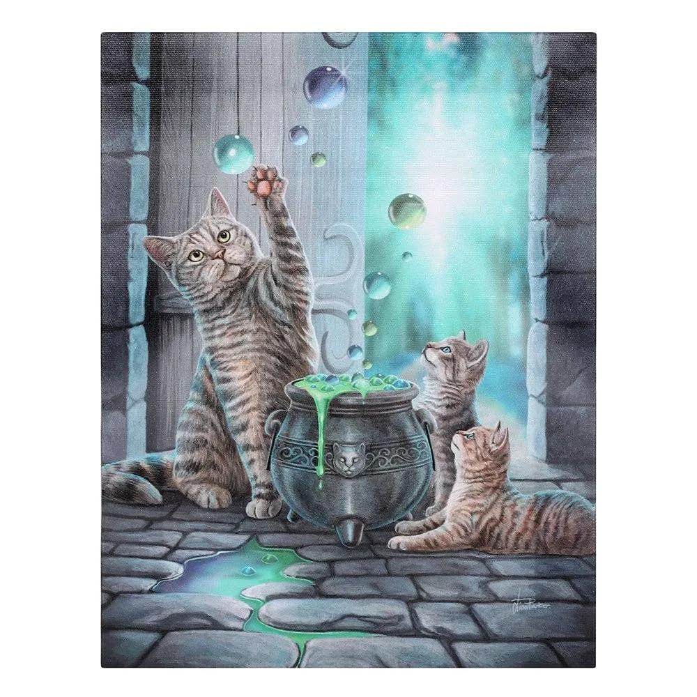 Hubble Bubble Canvas Plaque by Lisa Parker