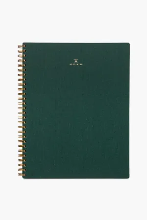 Hunter Green Lined Notebook