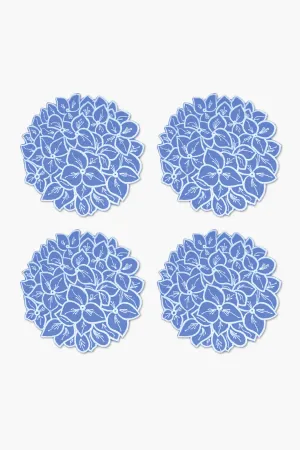 Hydrangea Linen Coasters