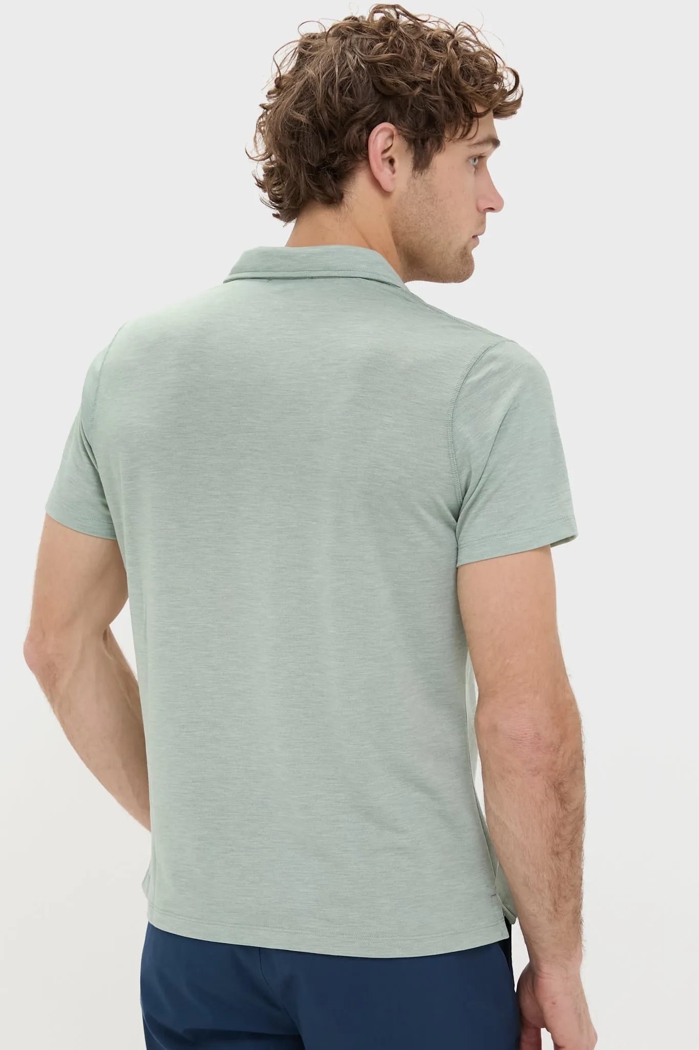 Iceberg Green Air Polo