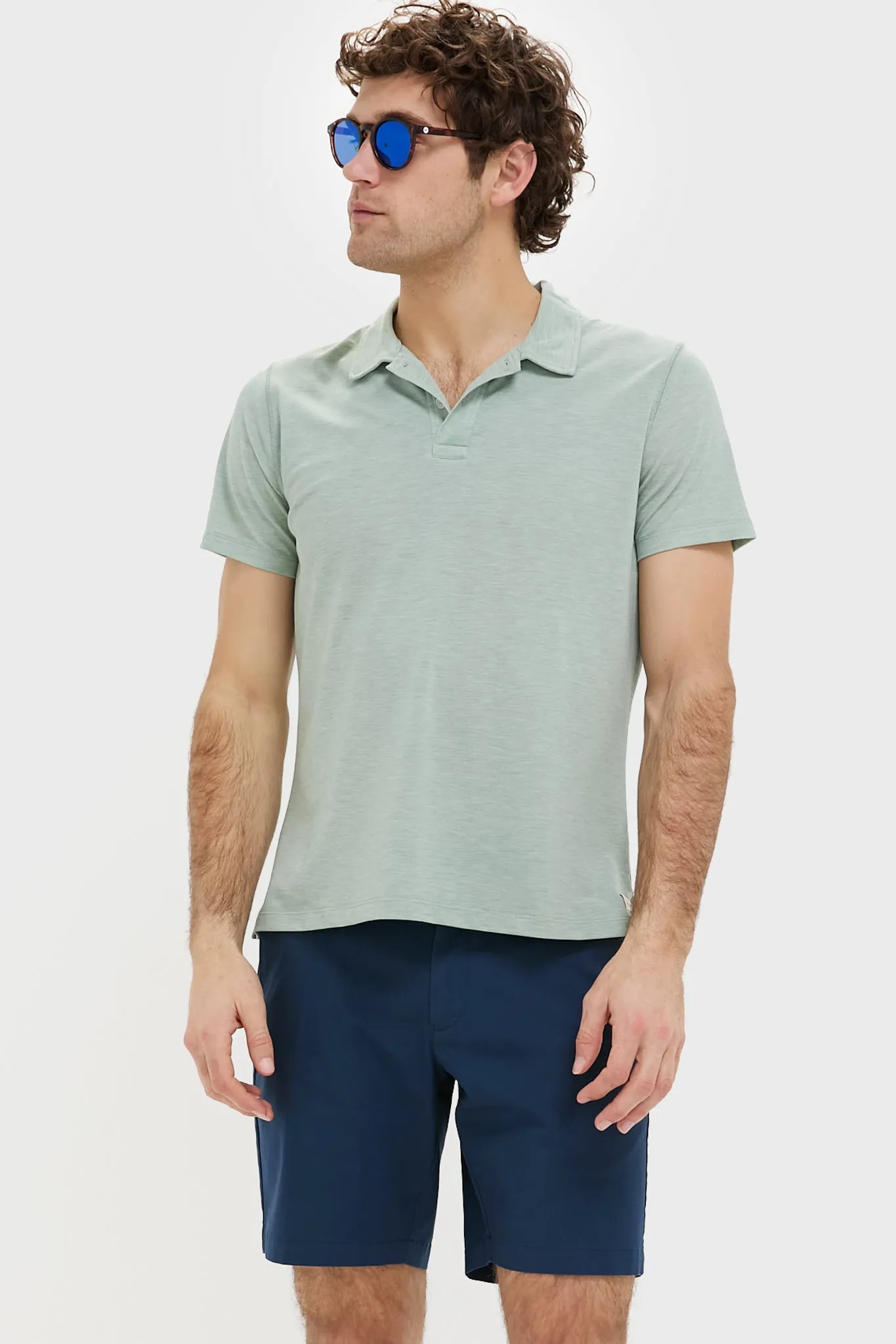 Iceberg Green Air Polo