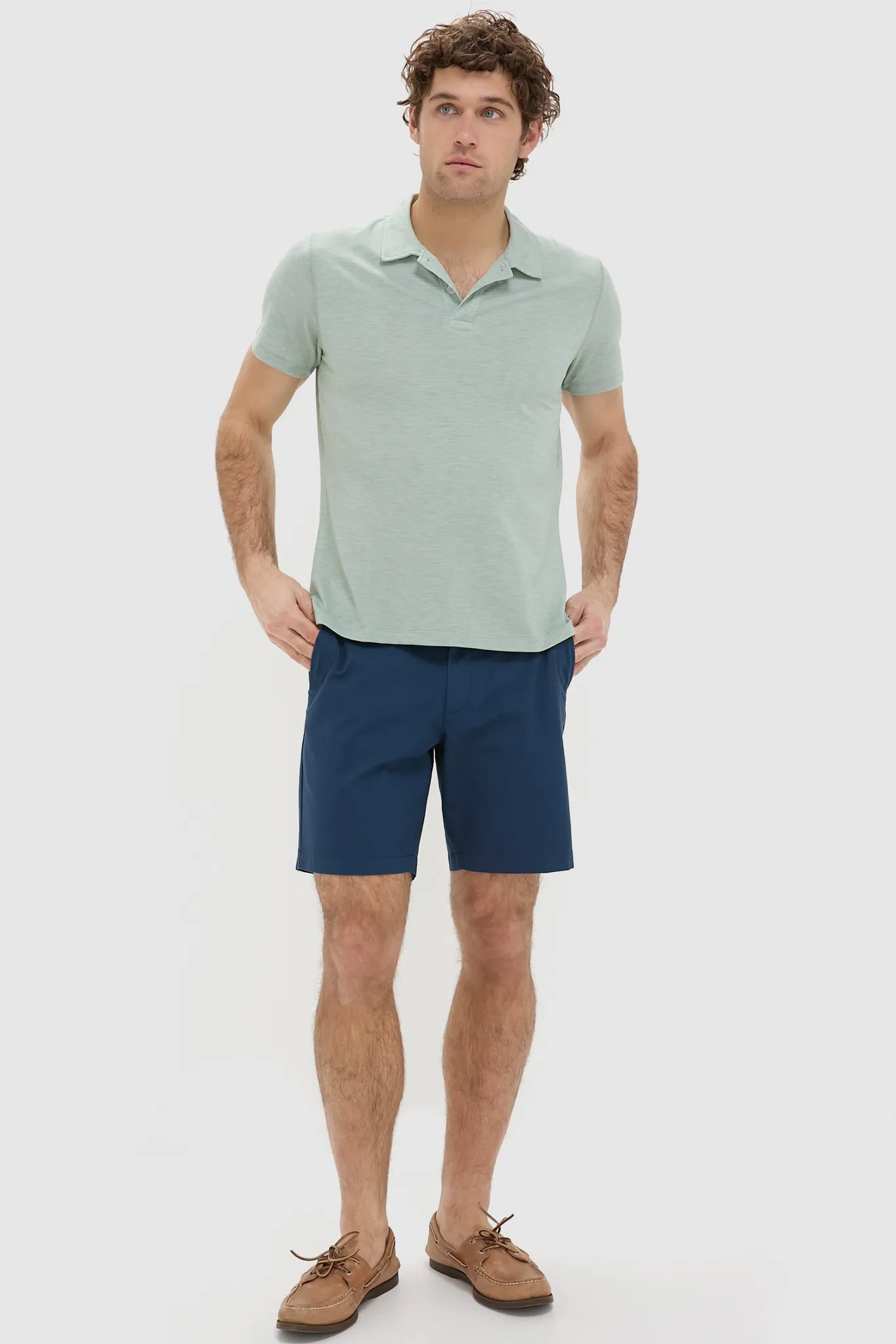 Iceberg Green Air Polo