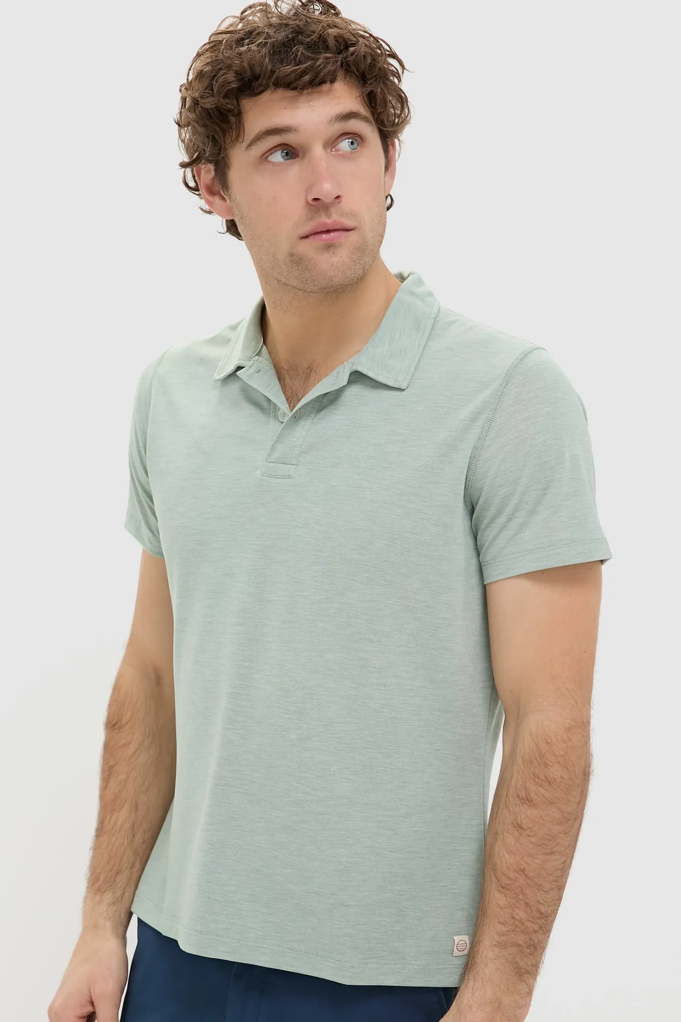Iceberg Green Air Polo