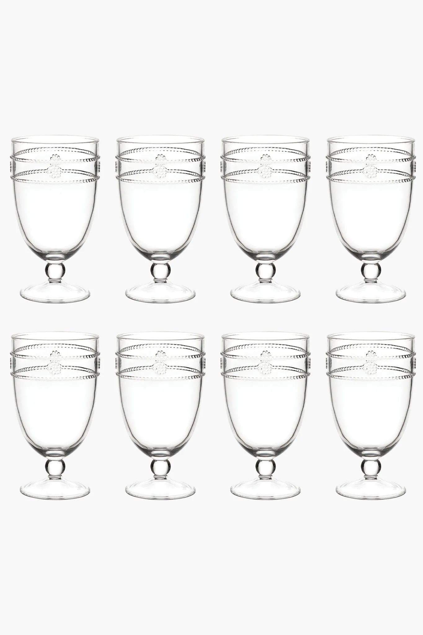 Isabella Acrylic Goblet Set Of 8