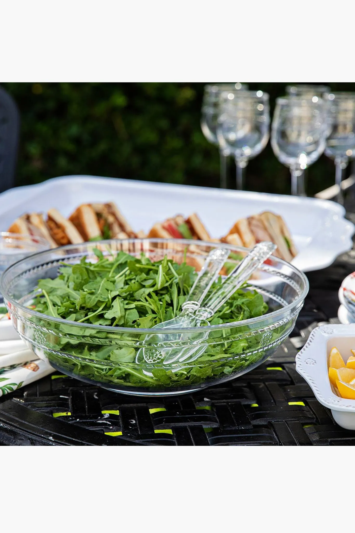 Isabella Acrylic Salad Servers