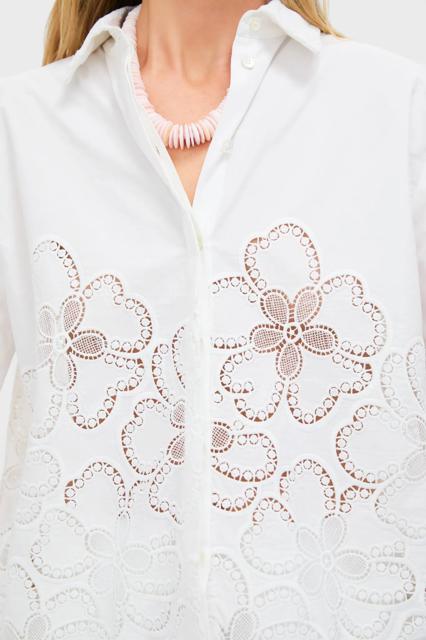 Ivory Akari Lace Top