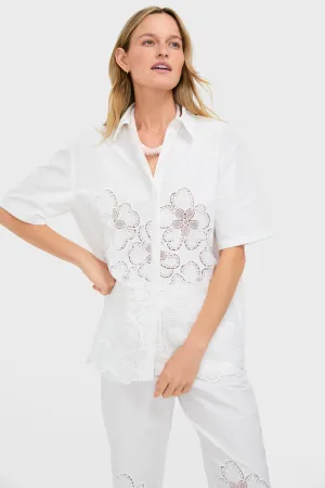 Ivory Akari Lace Top