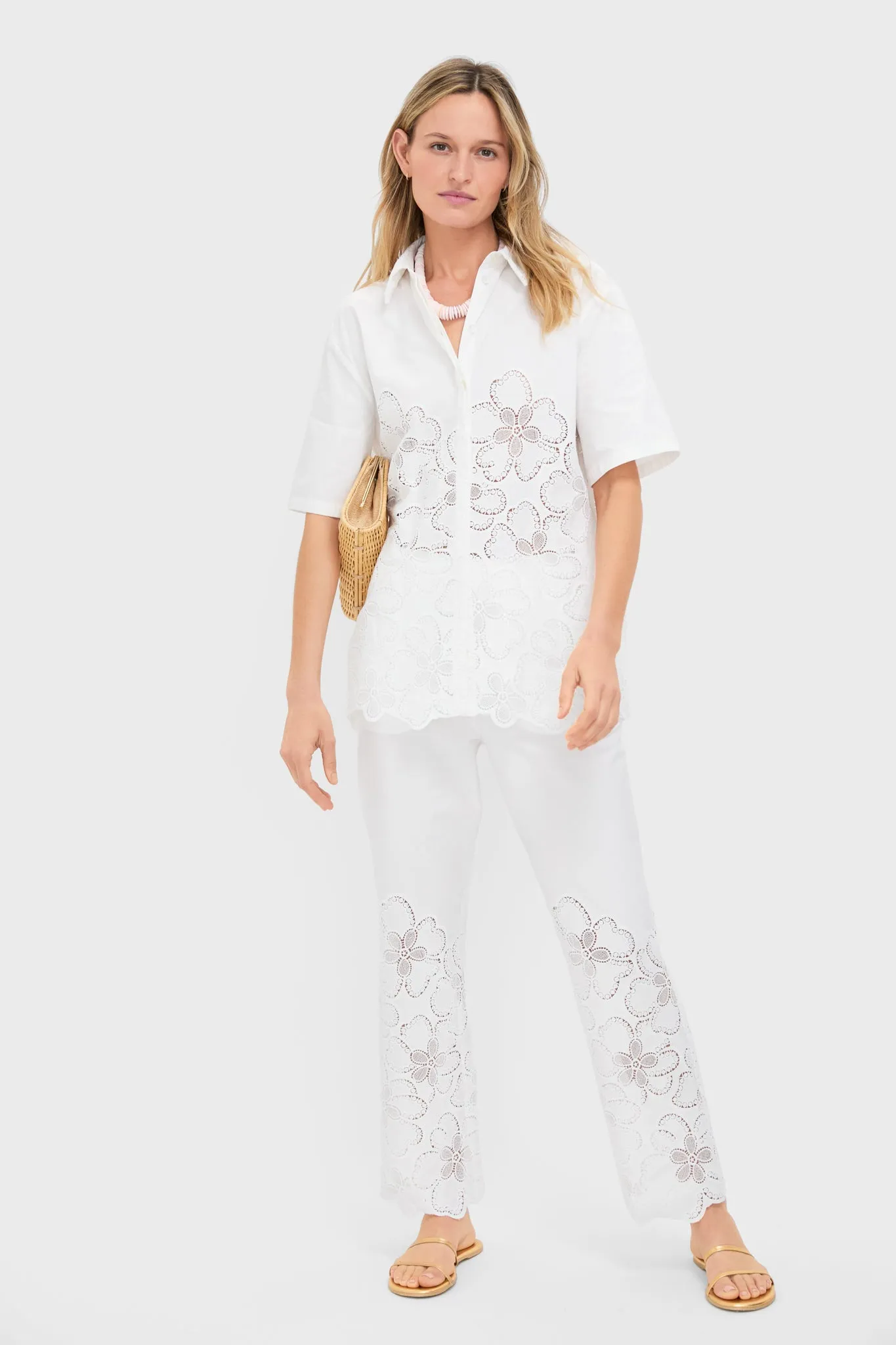 Ivory Akari Lace Top
