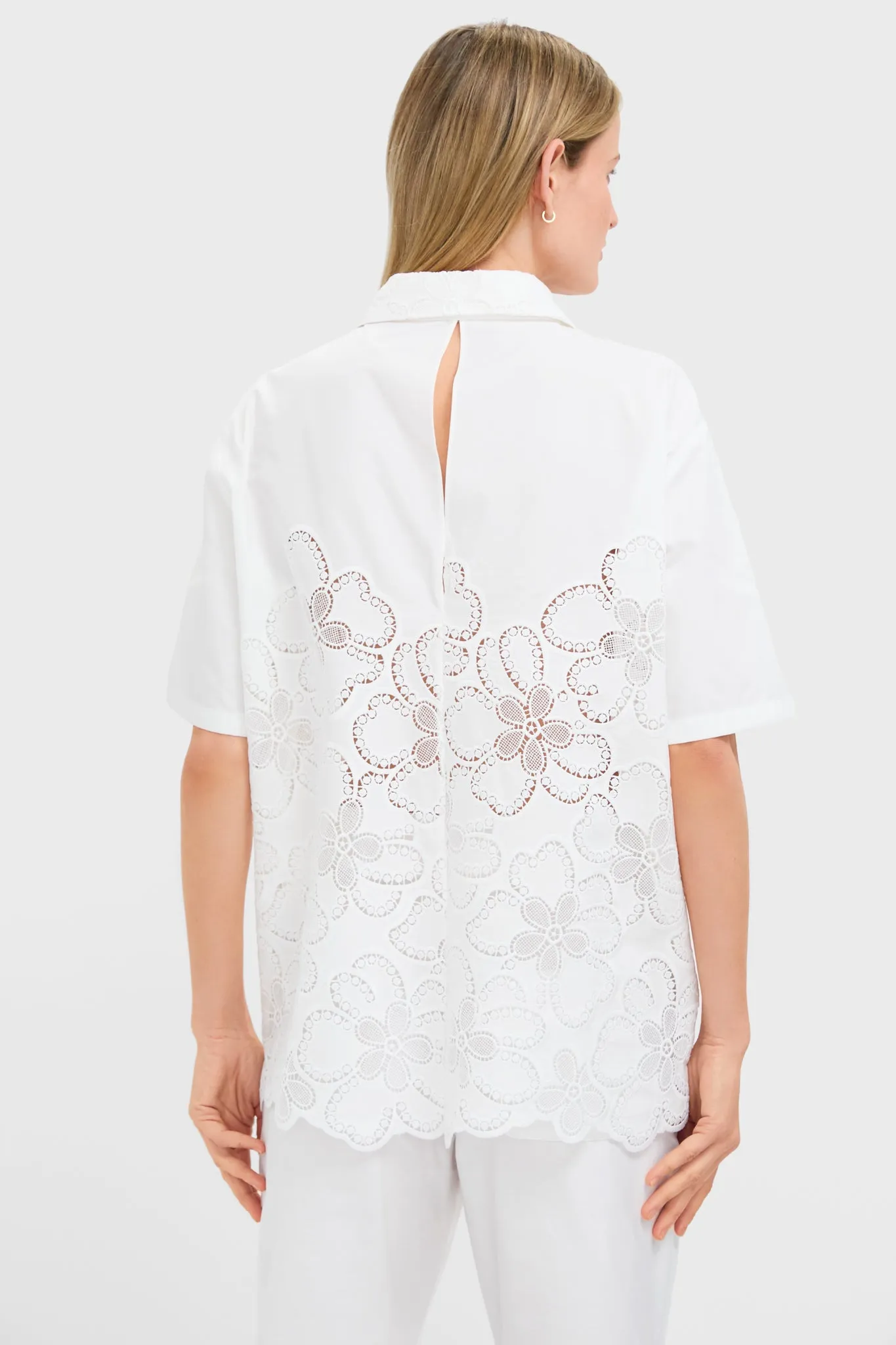 Ivory Akari Lace Top
