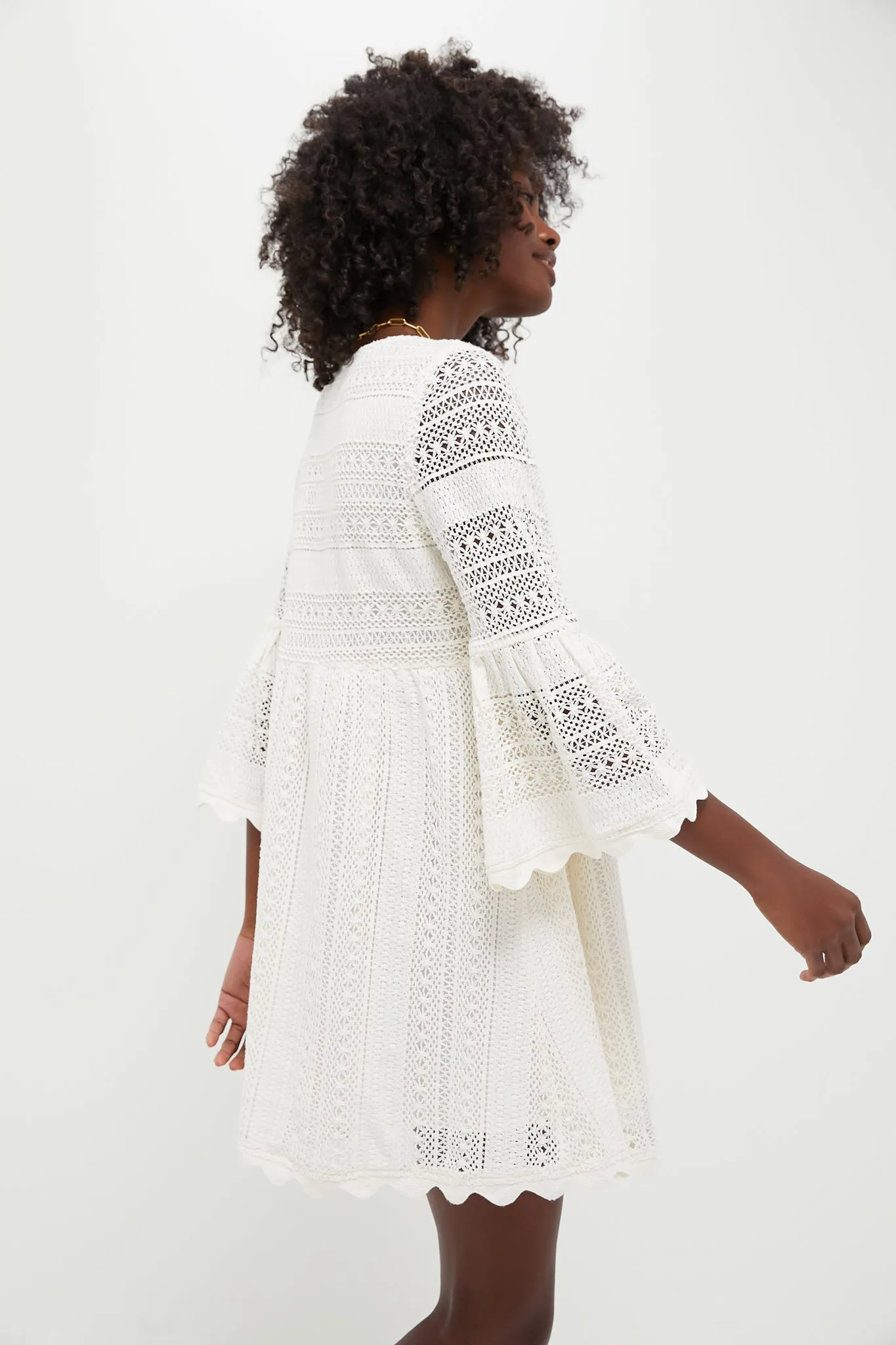 Ivory Lace Linnea Dress