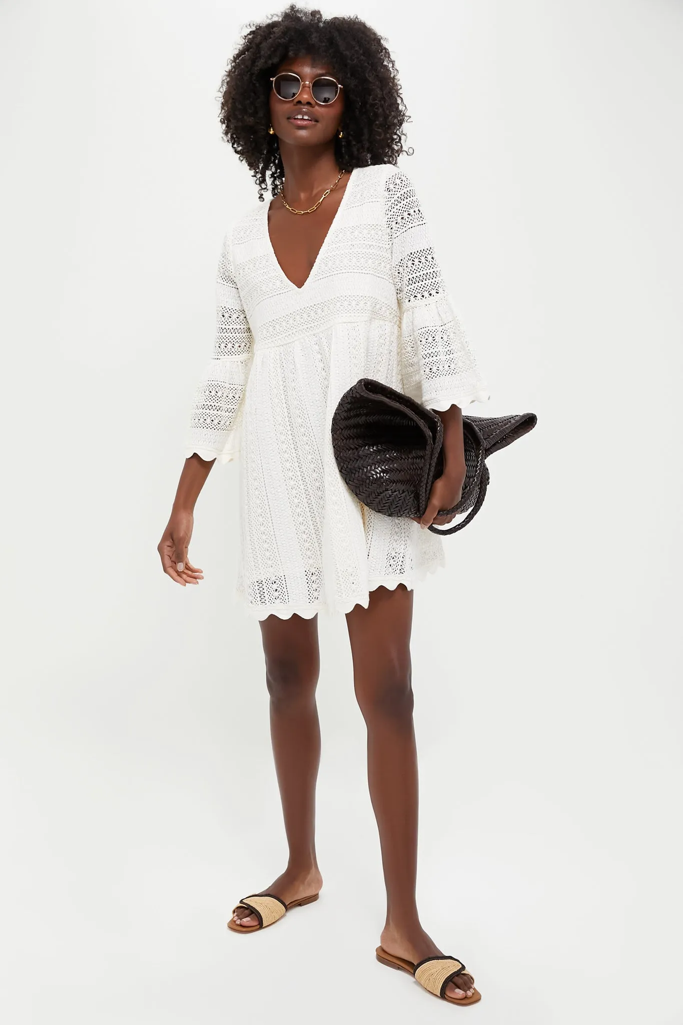 Ivory Lace Linnea Dress