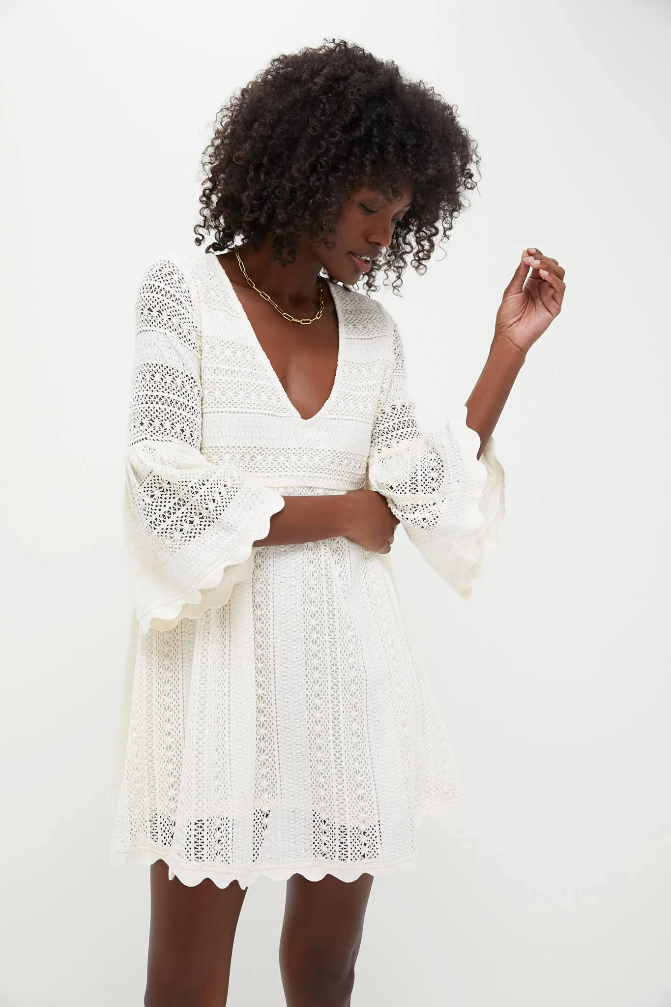 Ivory Lace Linnea Dress