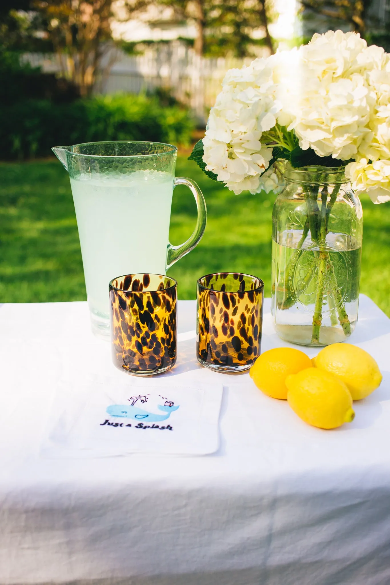 Just a Splash Cocktail Napkins (Set of 4)