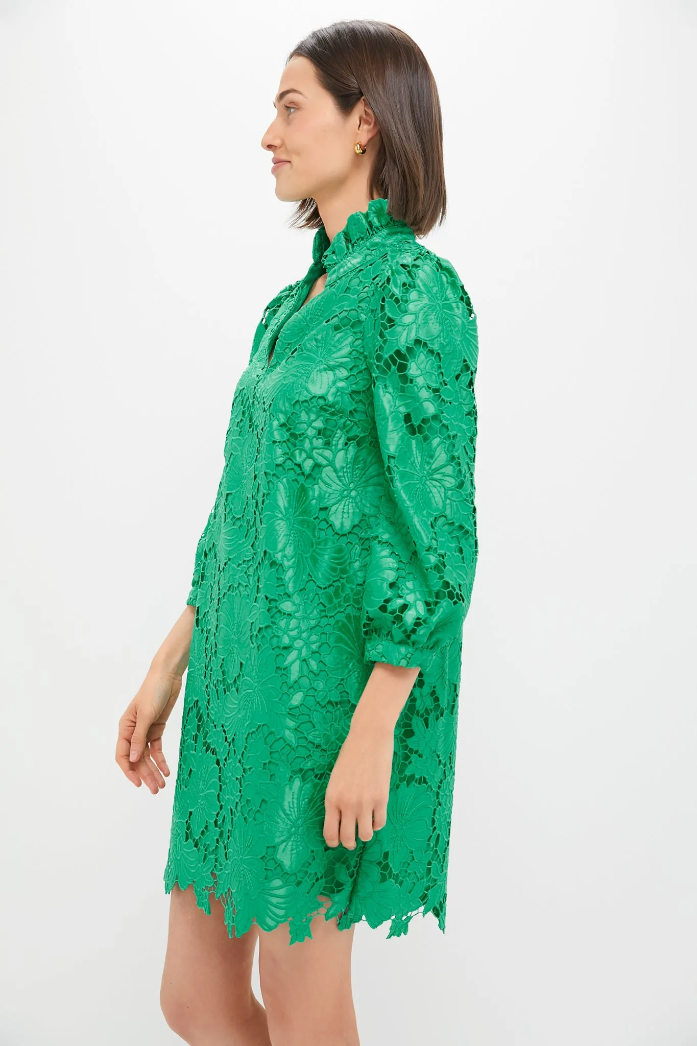 Kelly Green Lace Cath Dress