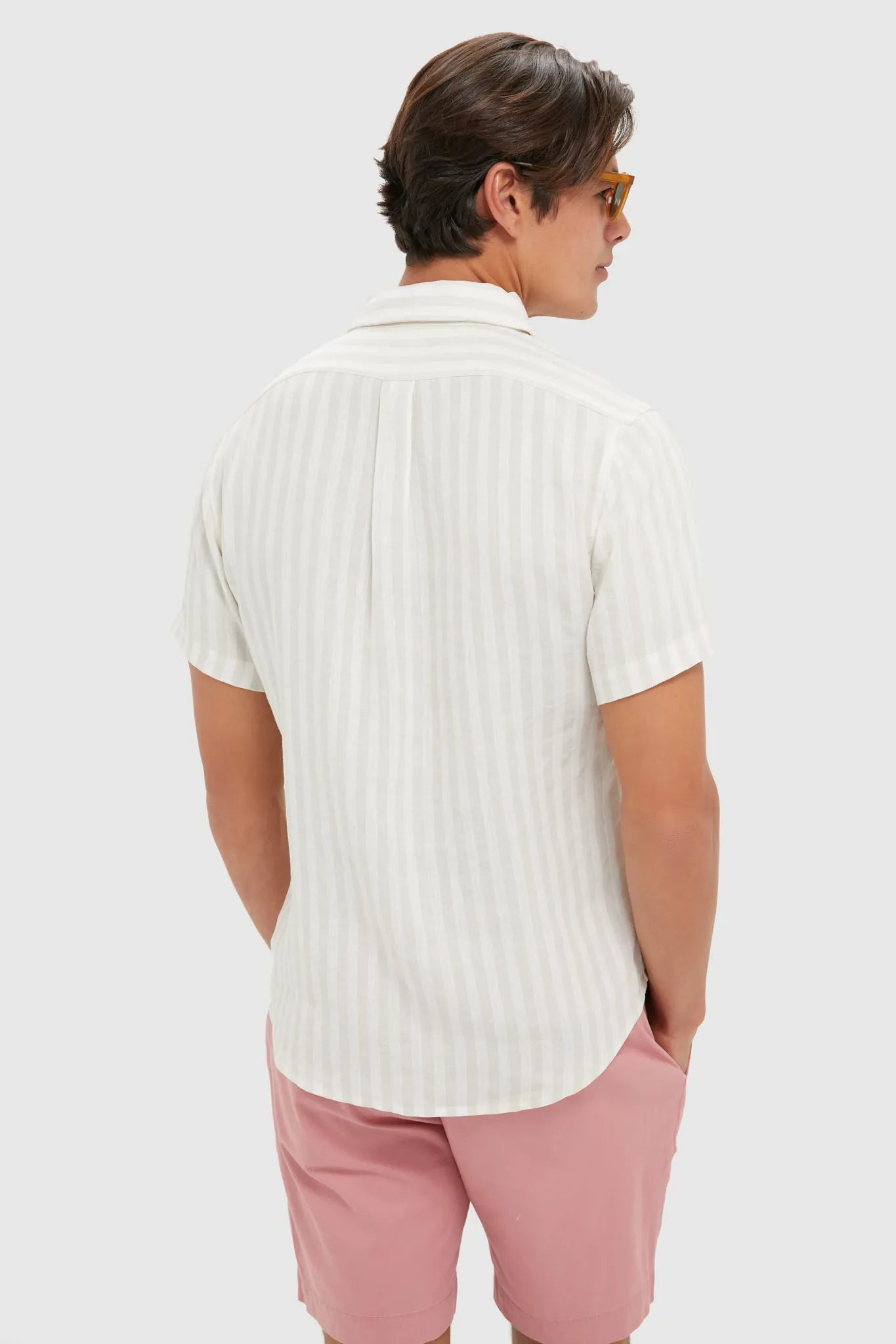 Khaki Stripe Costa Shirt