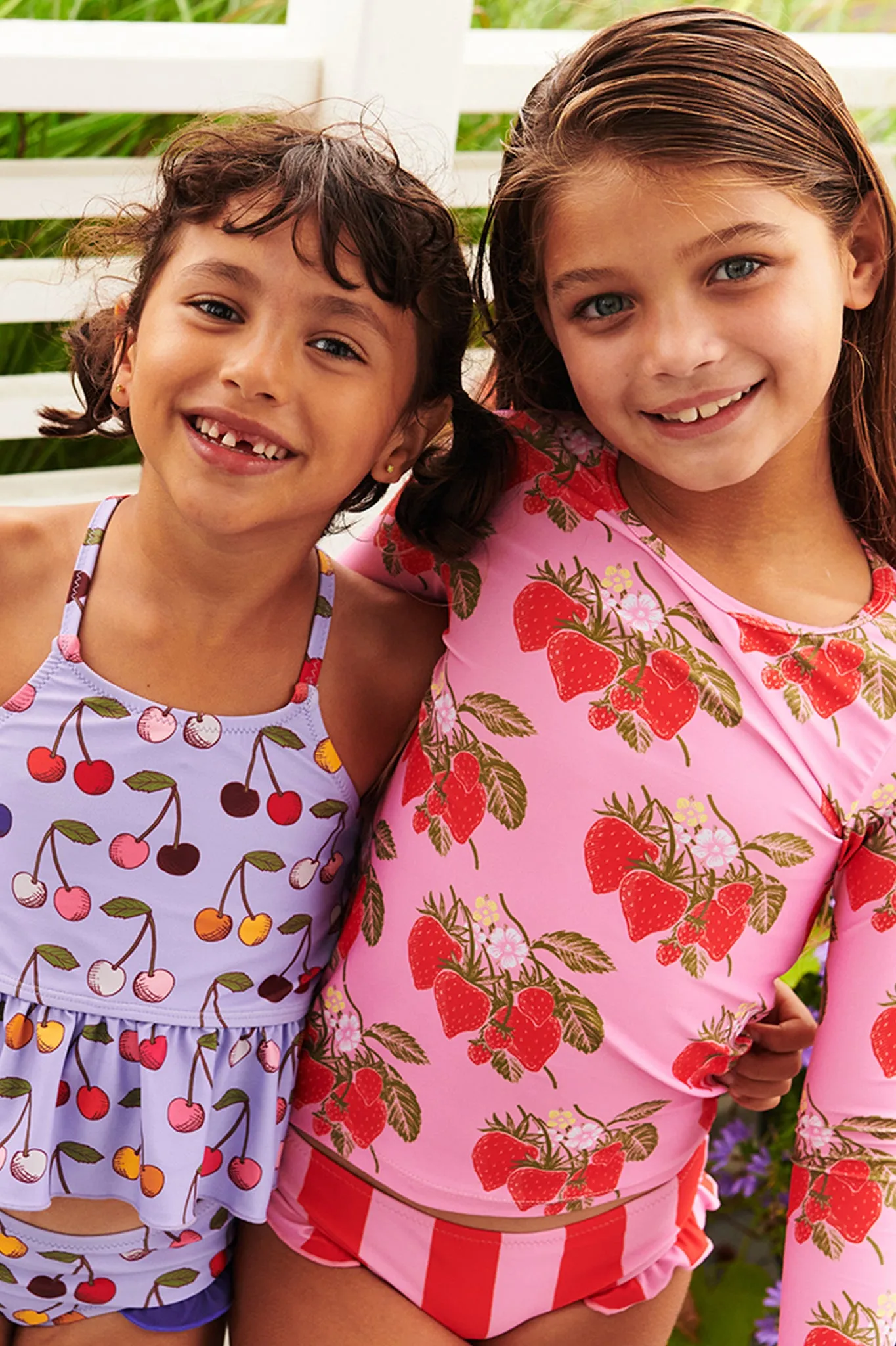 Lavender Cherry Joy Tankini