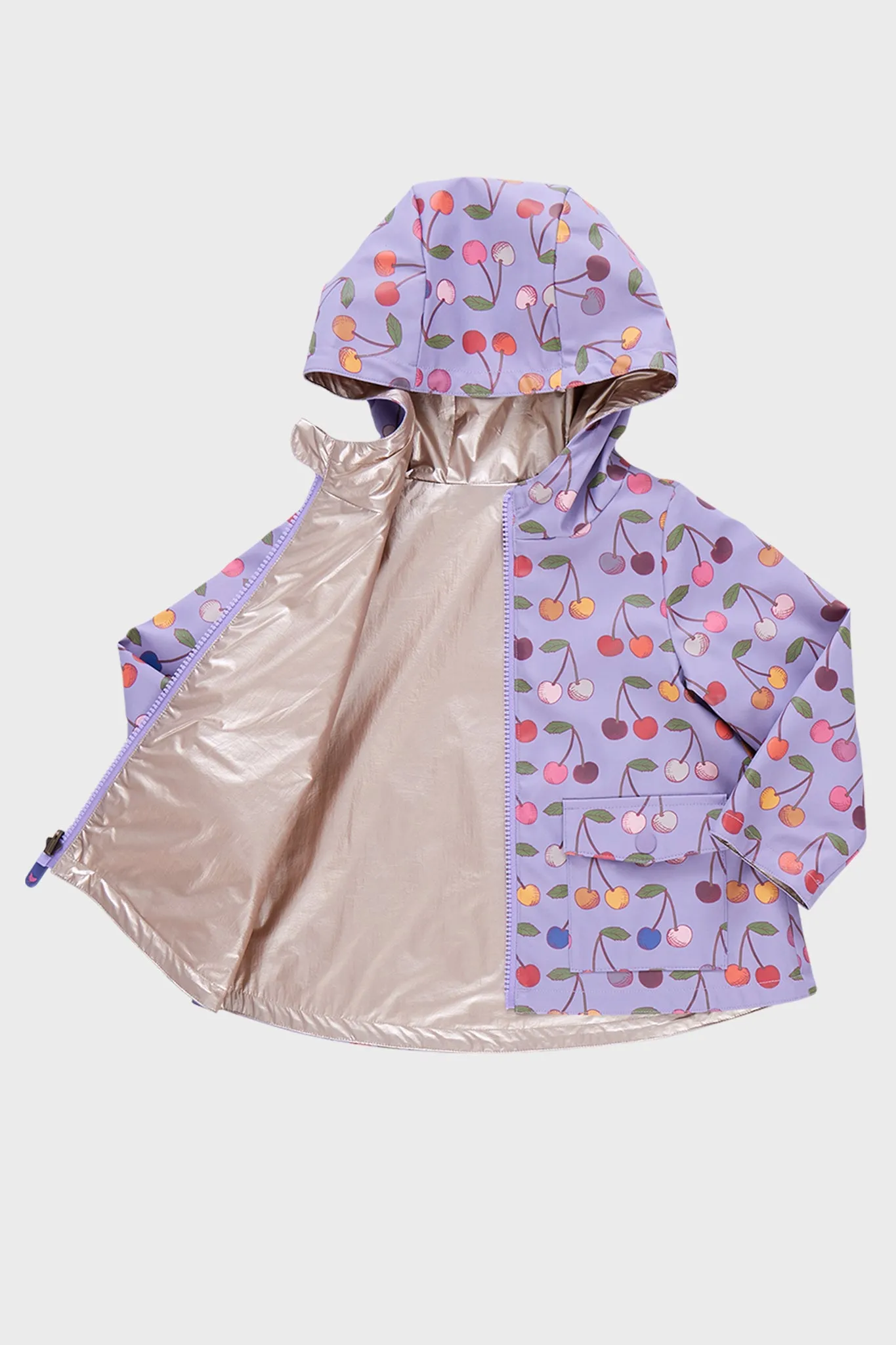 Lavender Cherry Rafa Rain Coat