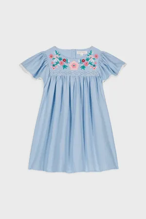 Light Blue Chambray Ana Dress