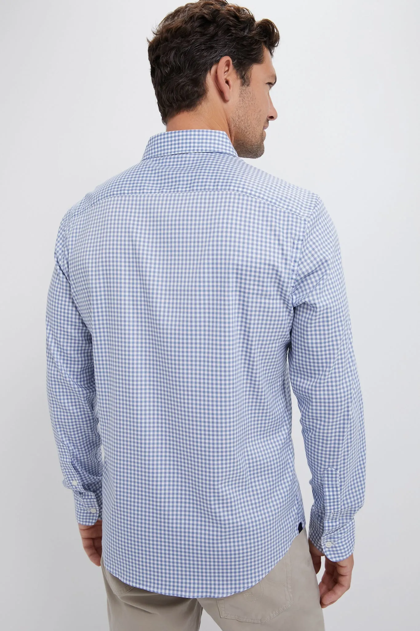 Light Blue Gingham Movement Shirt