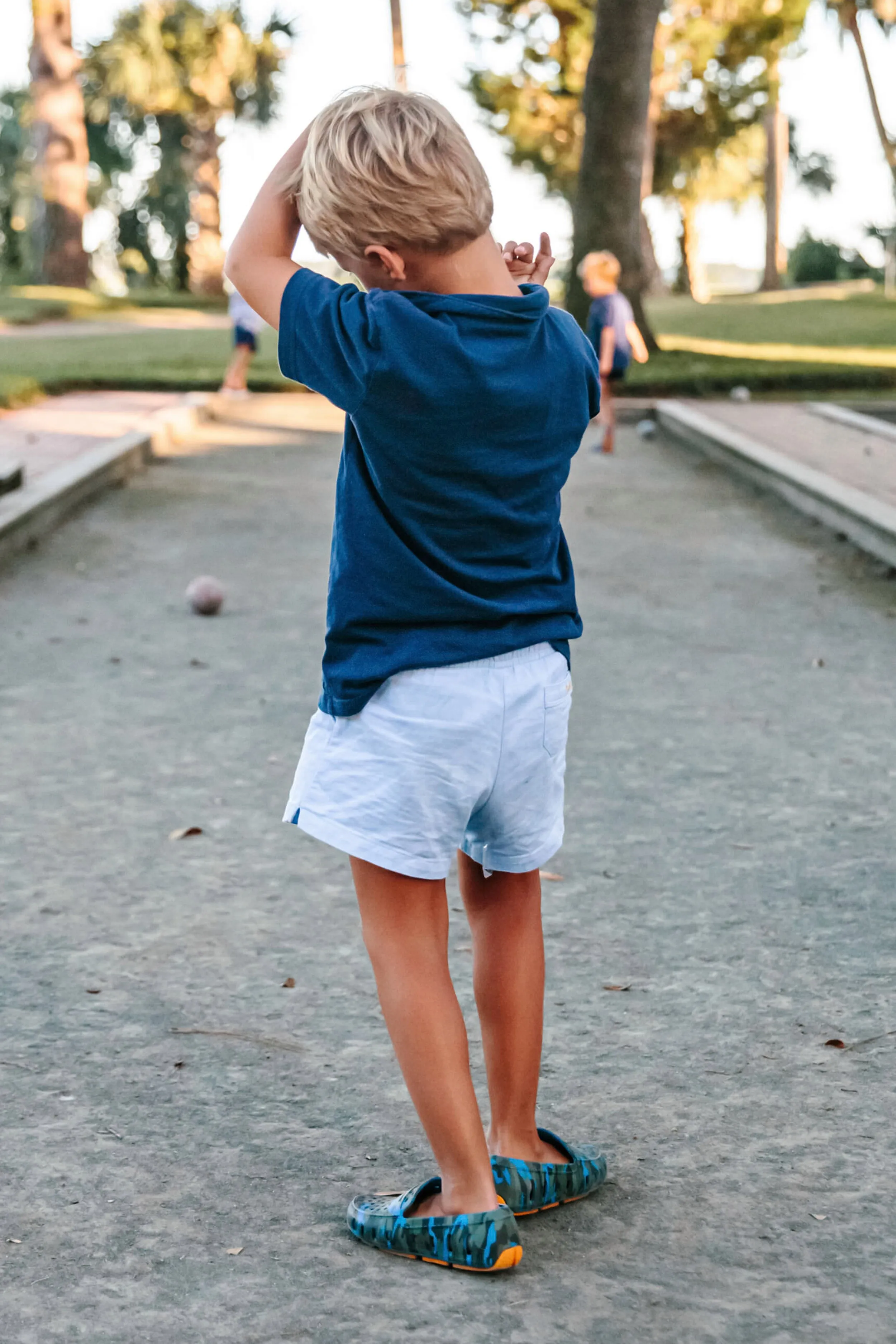Light Blue Tate Shorts