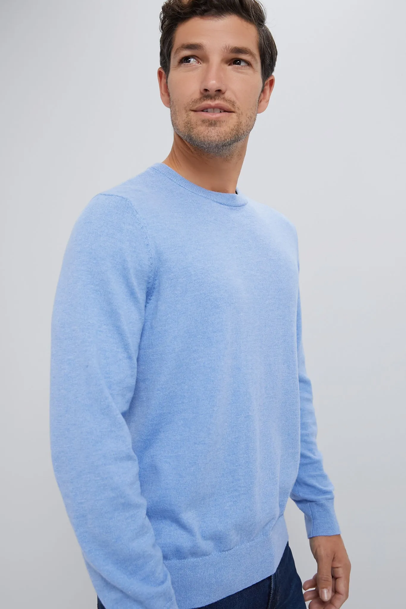Light Blue Tidal Sweater