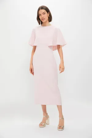 Light Pink Cape Leah Dress