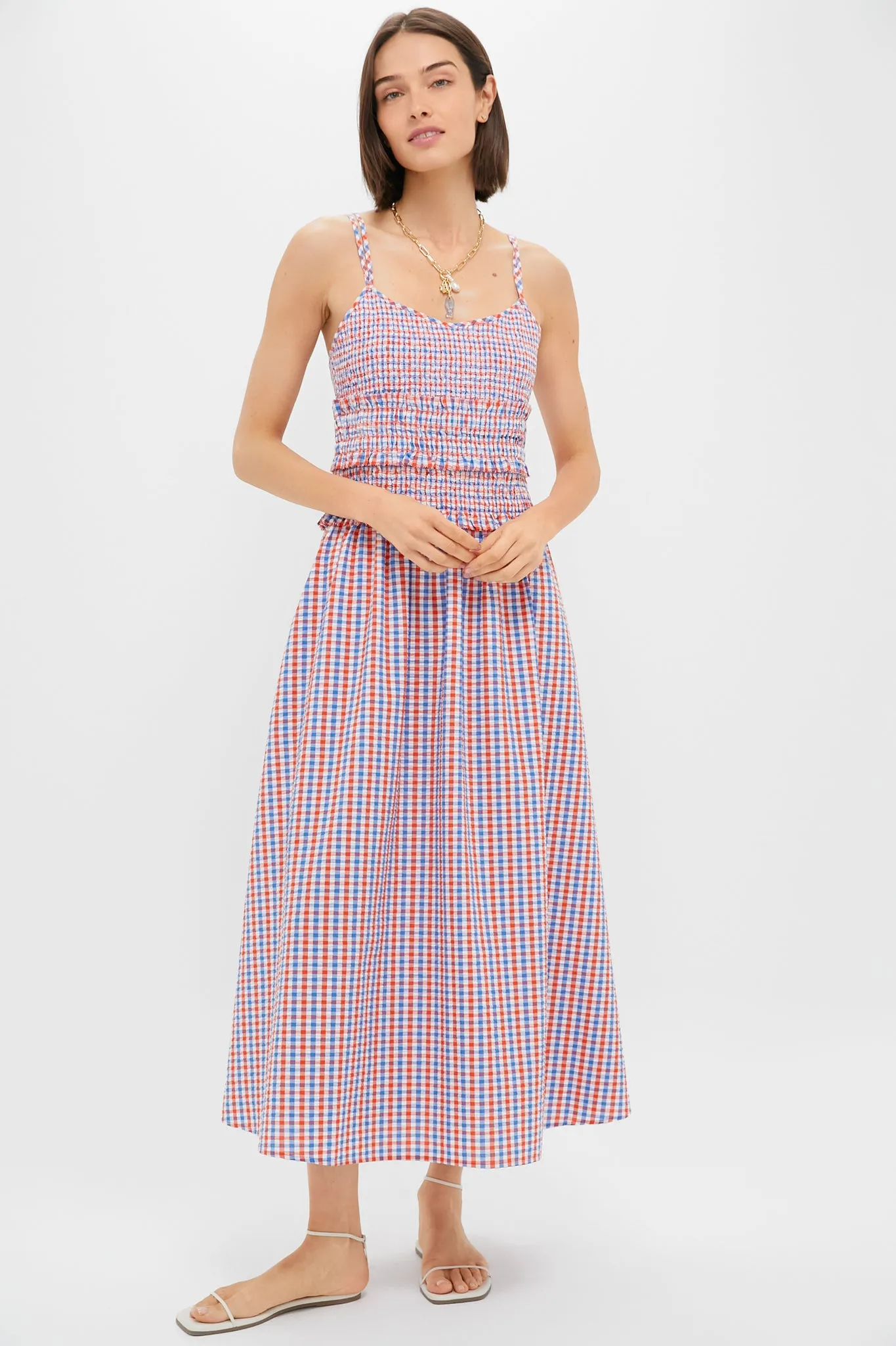 Lighthouse Gingham Francie Dress