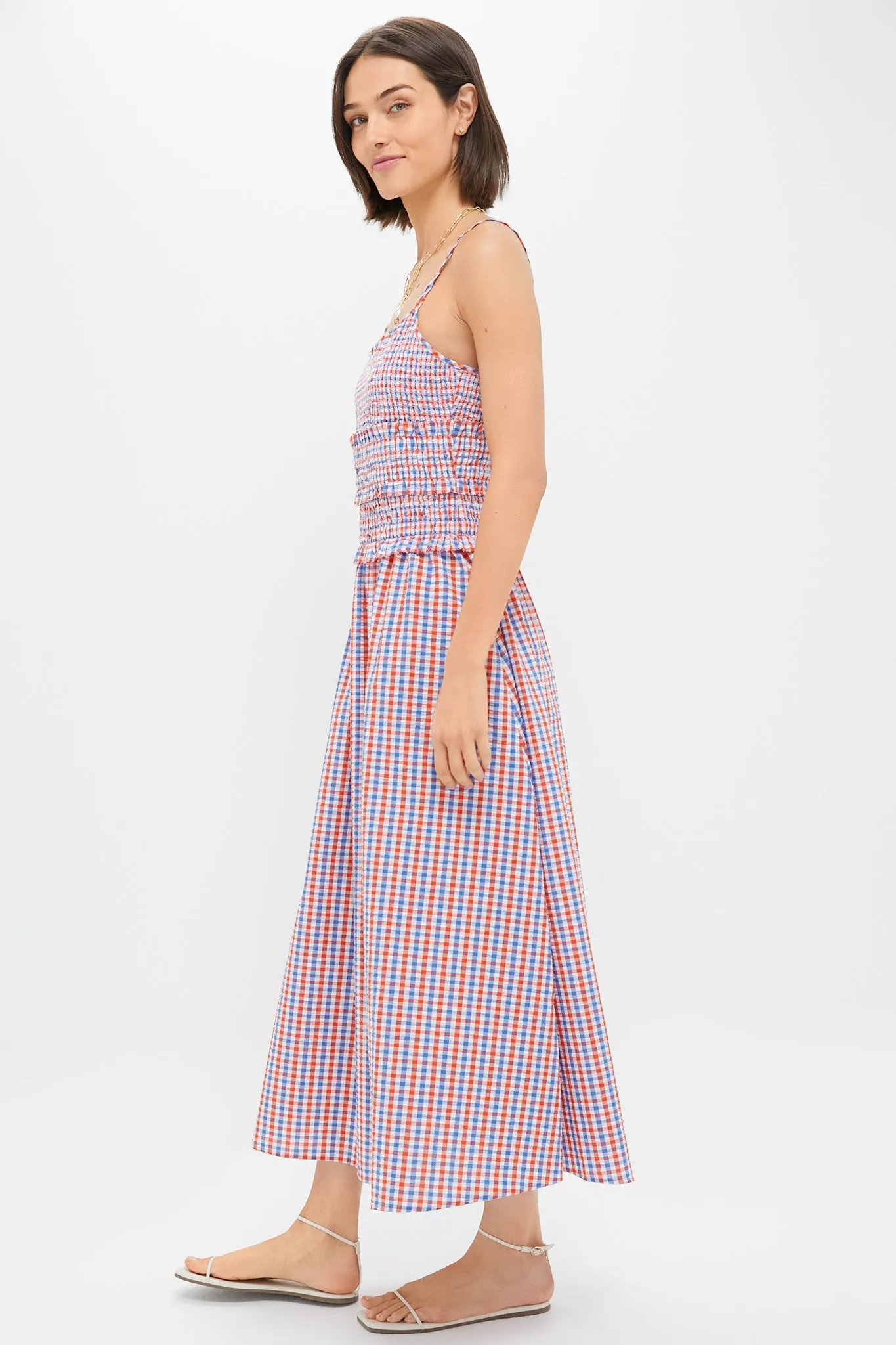 Lighthouse Gingham Francie Dress