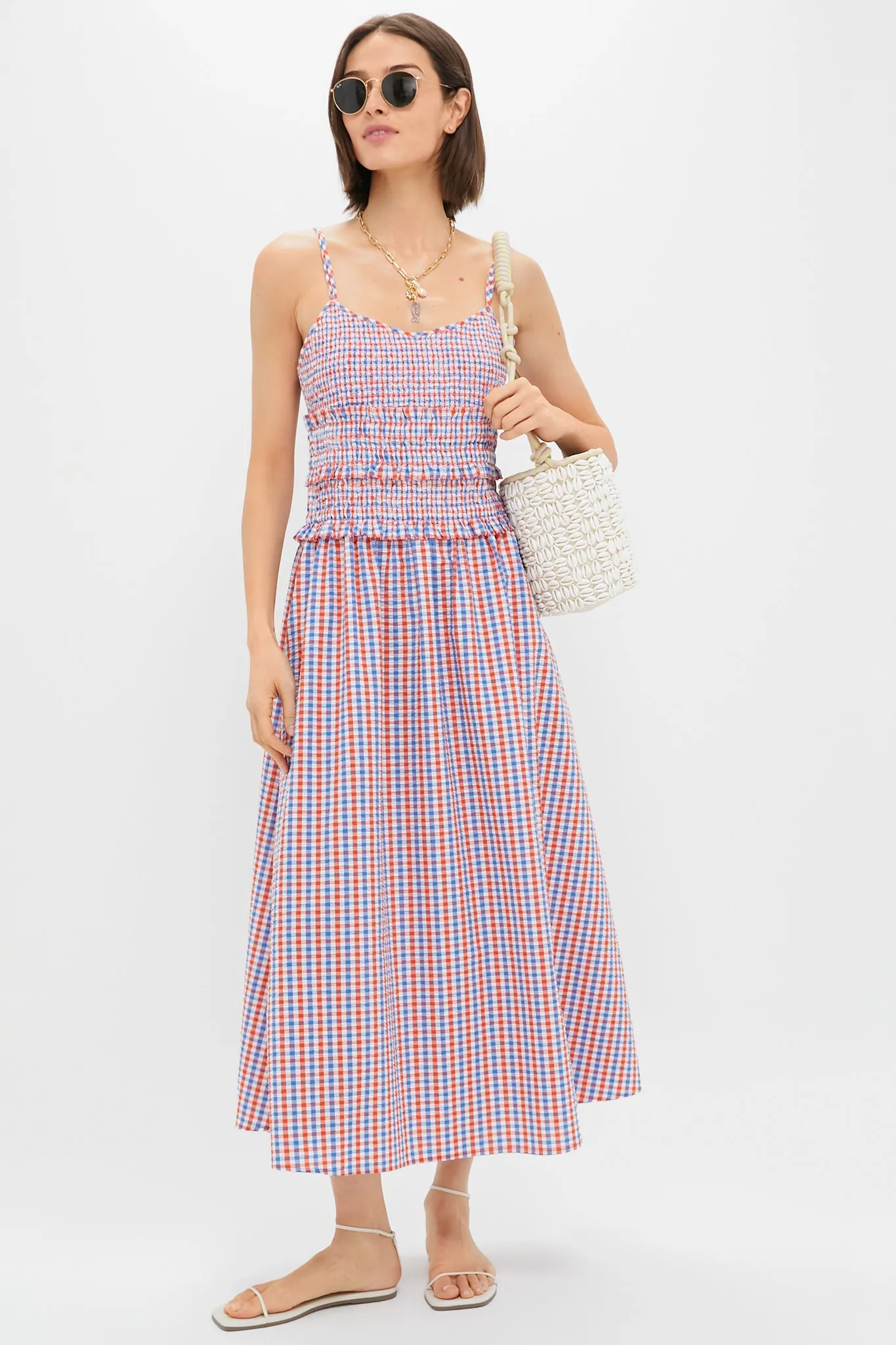 Lighthouse Gingham Francie Dress