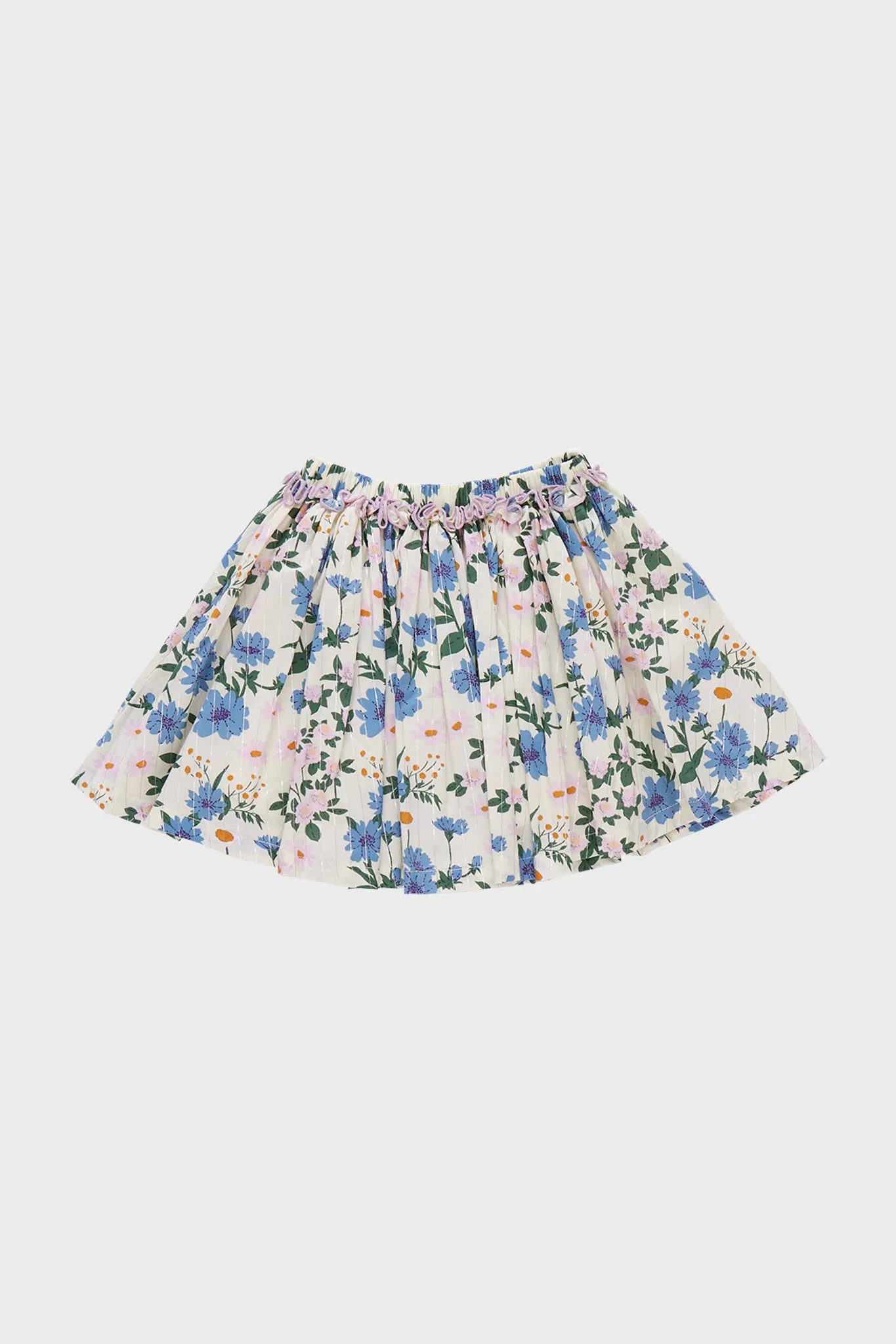 Melon Daisy Floral Gianna Skirt